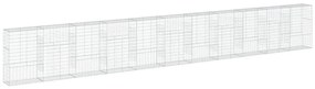 horganyzott vas gabion kosár fedéllel 1100 x 50 x 150 cm