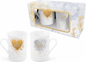 2 Db-os Esküvői Bögre Szett Örökre Együtt, Hosszú