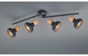 Matt fekete spotlámpa ø 10 cm Latika – Trio