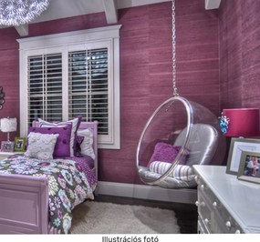 Függő fotel, átlátszó/arany/fehér, BUBBLE NEW TYP 1