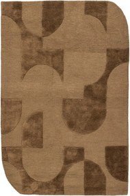 Barna gyapjúkeverék szőnyeg 170x240 cm Livo – WOOOD