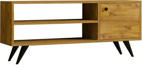 TV-állvány multifunkciós médiaállvány 120x30x40 cm fehér BC-08