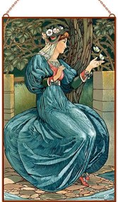 Patten Wilson  Évszakok garnitúra üvegkép, falikép