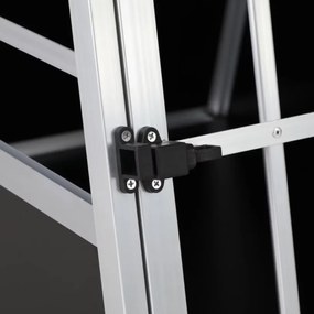 BRUNO kutyaszállító box, 89x70x51cm, ezüst/fekete Cadoca