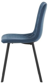 Kék Bársony Étkezőszék. DCL-973 BLUE4