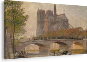 Kép - Robert William Vonnoh, Notre Dame de Paris, reprodukciók (90x60 cm)