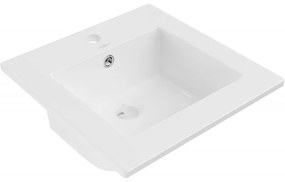 Mexen Atena 41 x 41 cm-es, pultba süllyeszthető mosdó, fehér - 25014100