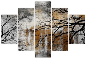 Kép - Fák sziluettek (150x105 cm)