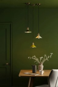 Dar Lighting vintage függeszték hadano sárgaréz darhad0140-06
