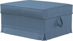 Lábtartó huzat Ektorp Bromma Ikea kék bukla