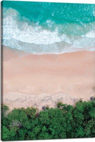 Vászonkép Tengerpart Hullámok Víz Természet 40x60 cm Ajándéknak is tökéletes