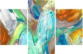 Kép - Színes absztrakció (90x60 cm)
