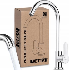 Magas Konyhai Csaptelep Forgatható Kifolyó Csaptelep Mosdó Mosogató Klasszikus