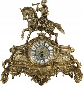 Kandallóóra sárgaréz arany stílusos álló régi arany retro sárgaréz