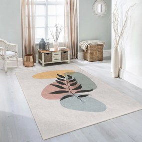 Krémszínű mosható szőnyeg 160x230 cm Illustrated Autumn – Mila Home
