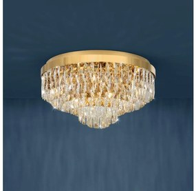 Eglo 39458 - Mennyezeti lámpa VALPARAISO 11xE14/40W/230V arany