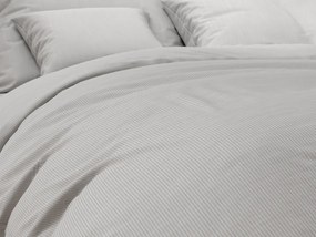 Pamut ágynemű LINIE GREY világosszürke Ágyneműhuzat mérete: 70 x 90 cm | 140 x 200 cm
