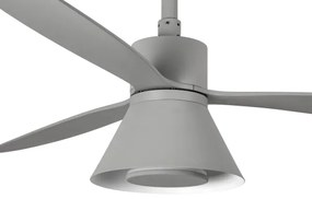 FARO 33762WT-24-LED Fényerőszabályozható mennyezeti ventilátor AMELIA L CONE LED/20W/230V szürke átm.132 cm WT + távirányító