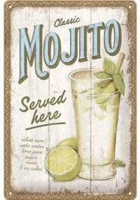 Fém tábla Mojito Served Here