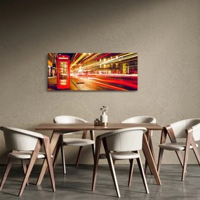 Piros londoni telefonfülke képe (120x50 cm)