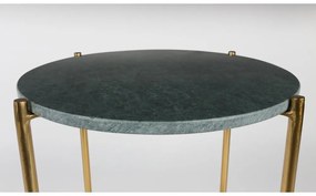 Timpa zöld tárolóasztal márvány asztallappal - White Label