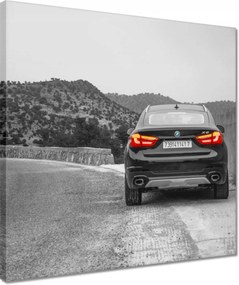 Vászonkép 40x40 Bmw fekete X6