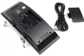 Tükrös Íves Design LED Digitális ébresztő óra - DT-6507