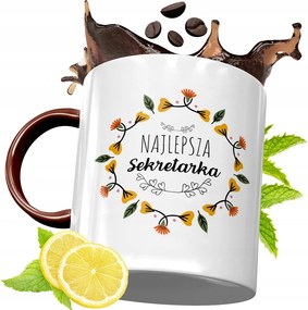 Bordó Bögre Titkárnőnek Születésnapi Ajándék fényképes nyomtatással