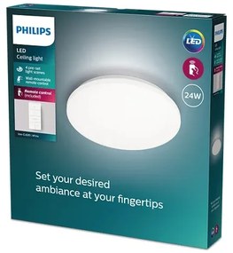 Philips IZSO LED 24W 230V állítható mennyezeti lámpa 2700-6500K + távirányító