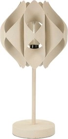 Bézs asztali lámpa fém búrával (magasság 57 cm) Space – Mauro Ferretti
