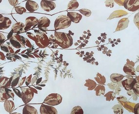 Pamut párnahuzat Prémium levelek barna őszi 1792 levelek 70x80