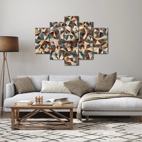 A háromszögek képe (150x105 cm)