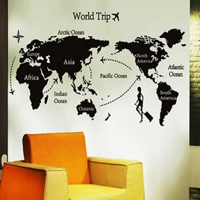 Vidám Fal |  Falmatrica Utazás a világ körül térkép