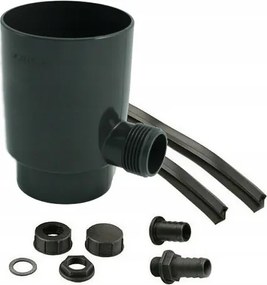 Esővízgyűjtő csaptelep 75mm grafit