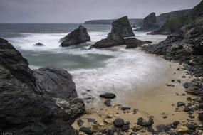 Poszter 30x20cm Bedruthan Steps Cornwall tengerpart 3, Assaf Frank
