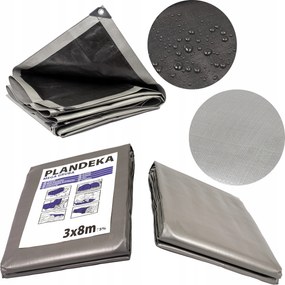 Ponyva 2X3m Vastag Erősített Fagyálló Prémium