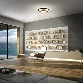 Brilo - LED mennyezeti lámpa SUFIT WOOD LED/18W/230V 3000K Ø 29 cm