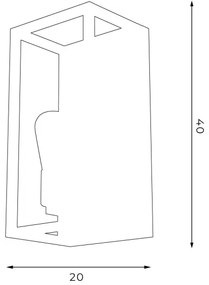 Fali lámpa FRAME 2xE27/60W/230V