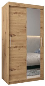 Ruhásszekrény 100 cm Toki 2 (artisan tölgy + artisan tölgy). 1064967