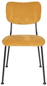 Sárga étkezőszék szett 2 db-os Benson – Zuiver