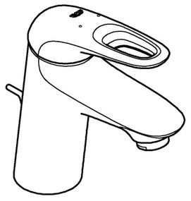 GROHE 33558LS3 - EUROSTYLE mosdócsaptelep, S méret, fehér