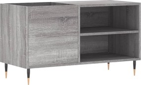 vidaXL szürke sonoma színű szerelt fa hanglemezszekrény 85x38x48 cm