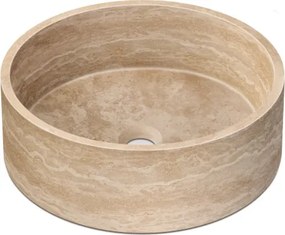 Almeria Classic Travertine kőmosdó