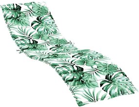 vidaXL Fekvőpárna Levél Levél mintázat 200 x 70 x 3 cm Oxford Szövet