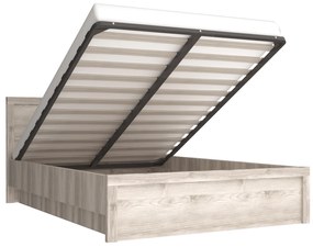 Franciaágy 140 cm Jolene (szonoma tölgy) (ágyráccsal). 1052983
