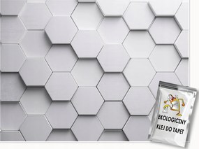 Gyerek Fotótapéta Hexagonok 3D Gaming Szürke Gyerek Tapéta 250x175