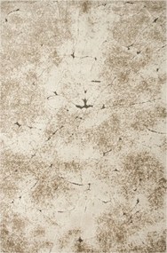 Bolyhos Szőnyeg Bézs Krém Barna Kétszintes, Mint A Márvány Fashion 160x230 cm