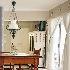 Rabalux 7076 - Csillár láncon PETRONEL 1xE27/60W/230V