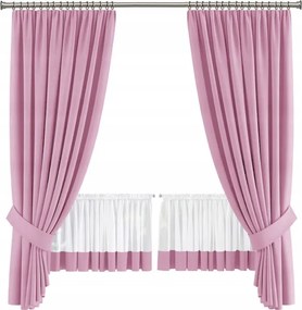 Bella kész függöny és drapéria szett lila