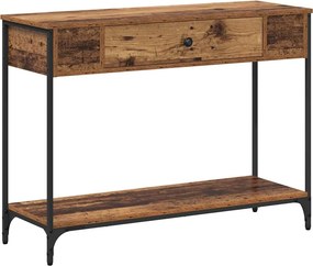 vidaXL Konzolasztal Egyéb Régi fa 100 x 34.5 x 75 cm Faanyag